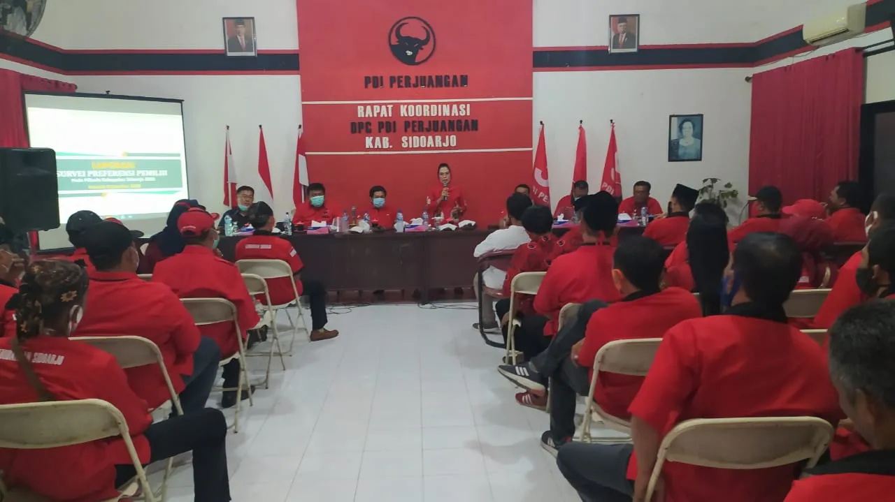 PDIP Sidoarjo Kerahkan Kekuatan, Siap Menangkan Kelana-Dwi Astutik