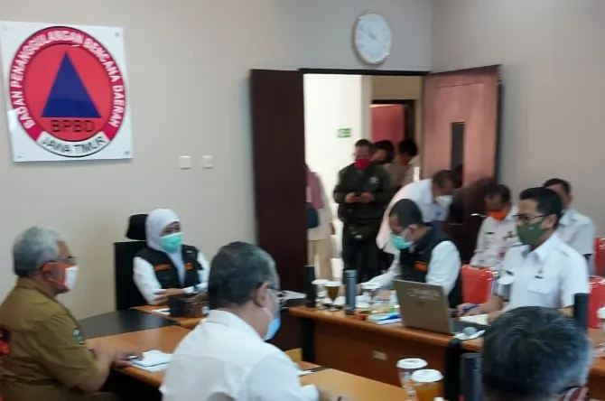 Gubernur Khofifah Minta Instansi Detailkan Mitigasi dan Kesiapsiagaan