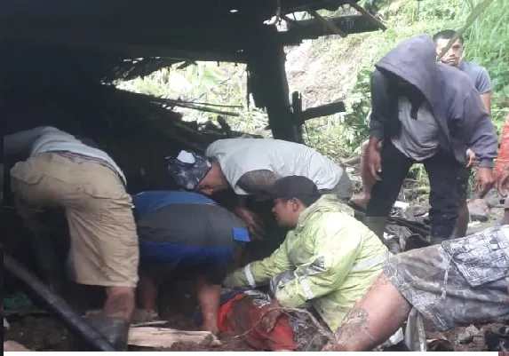 Tanah Longsor Berakibat Satu Korban Jiwa Warga Karangasem, Bali    