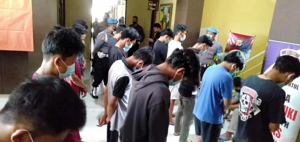 Terlibat Vandalisme, 22 Remaja Anggota Geng Morenza Dibekuk