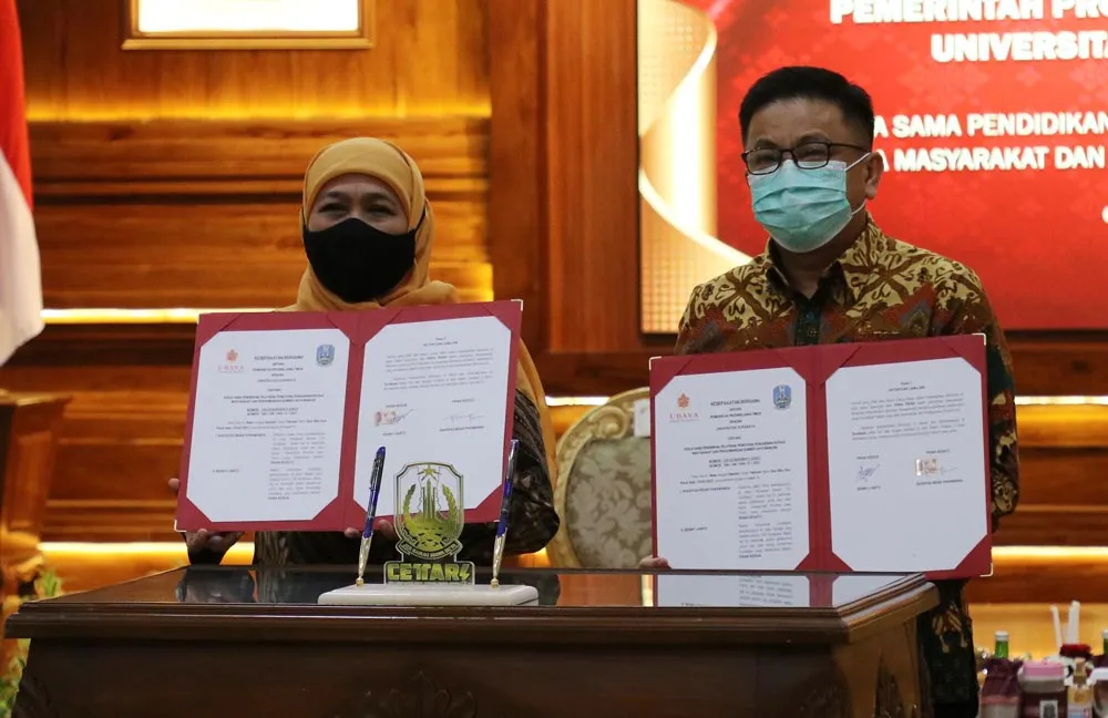 Ubaya Teken MoU Dengan Pemprov Jatim, Soal Apa ?