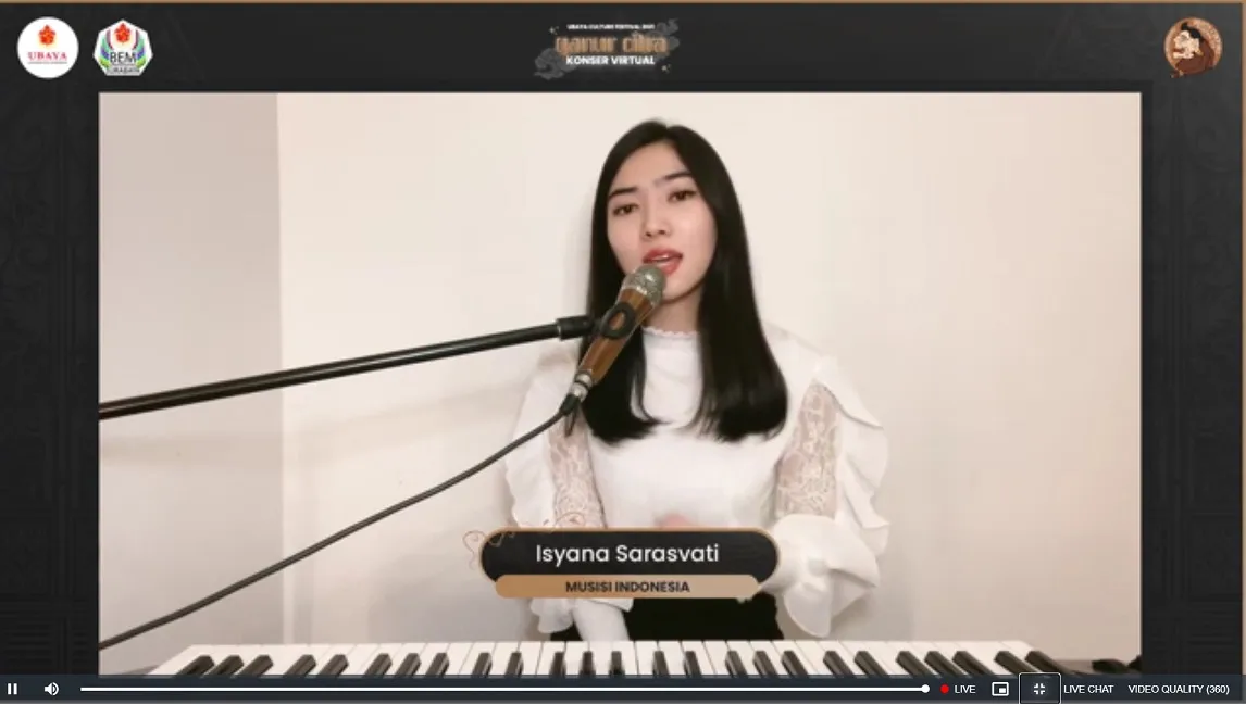 Isyana Sarasvati Meriahkan Ubaya Culture Festival 2021
