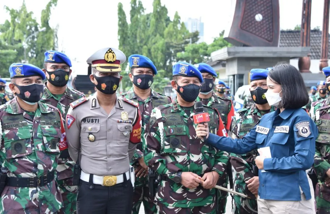 Puspomal Gelar Apel Khusus Pengamanan Idul Fitri 1442 H