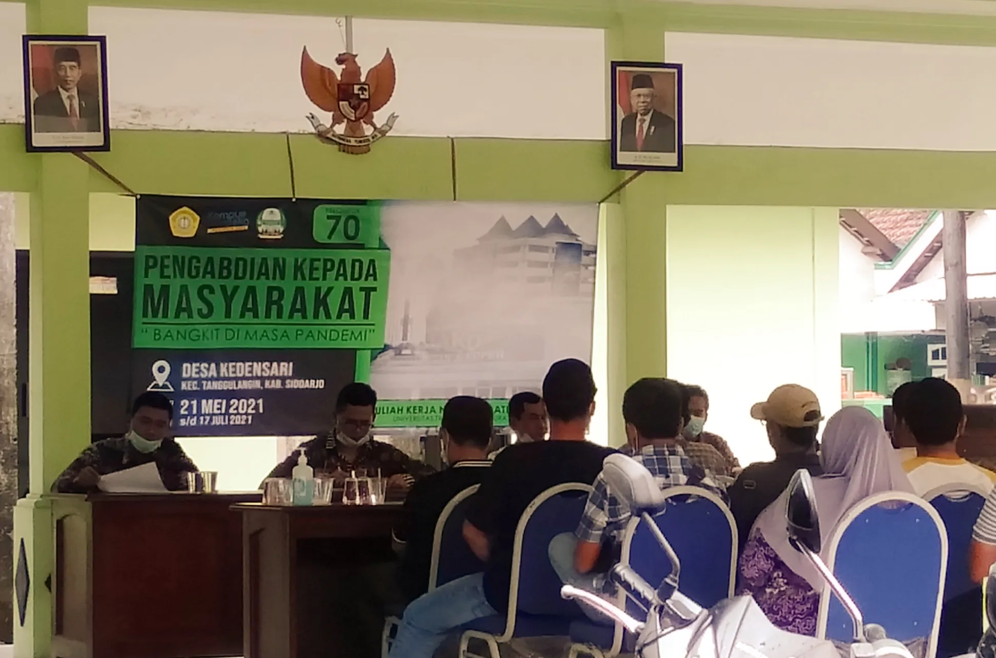 Petani Gogol Gilir Desa Kedensari Tanggulangin, Sidoarjo Protes