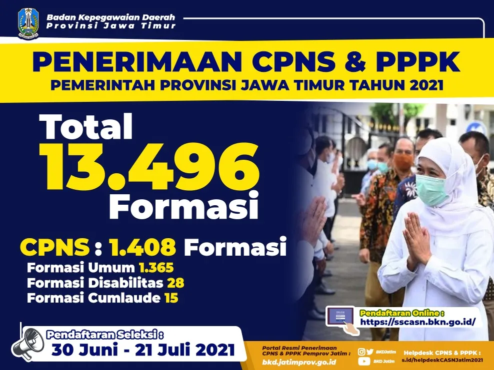 Pendaftaran ASN Dibuka Secara Daring