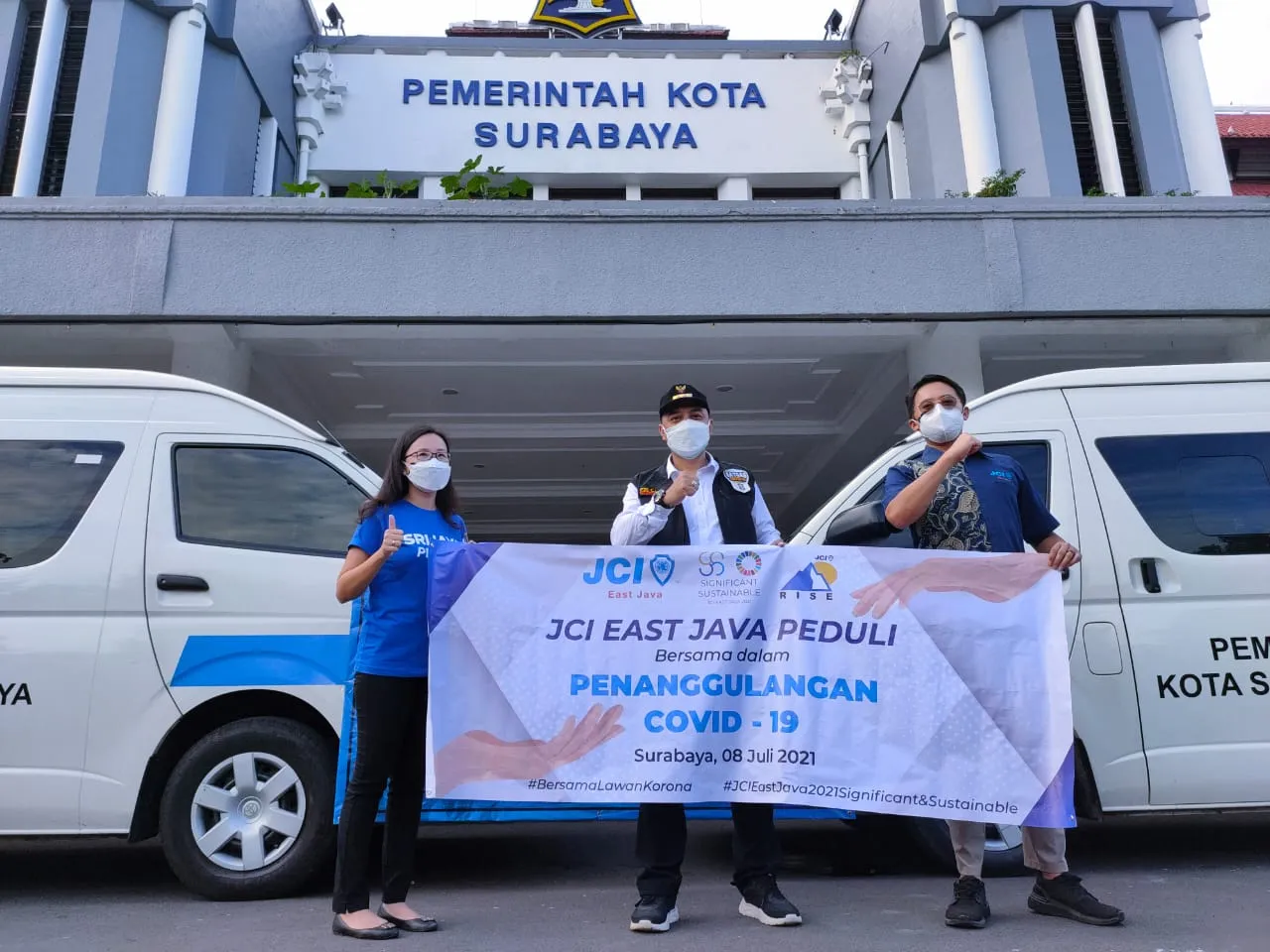 JCI, Srijaya dan Woman Enteprenur Salurkan Bantuan 
