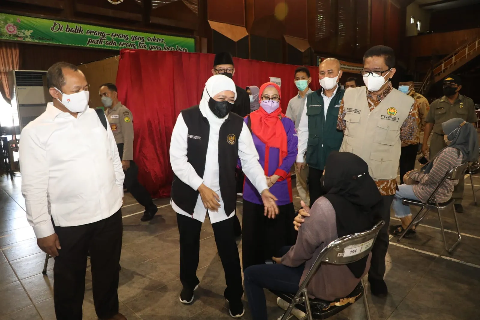 Gubernur Khofifah: Ini Percepatan Vaksinasi Melalui Proses Akselerasi
