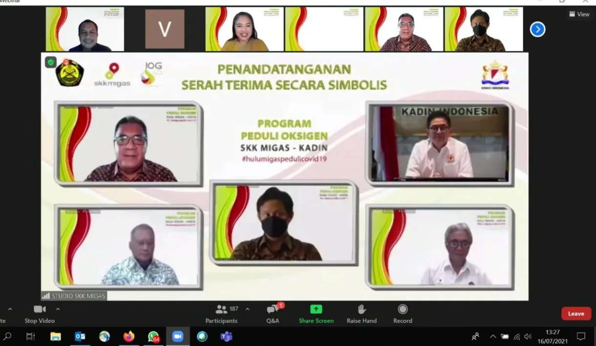 Hulu Migas-Kadin Indonesia Sinergi Siapkan Oksigen