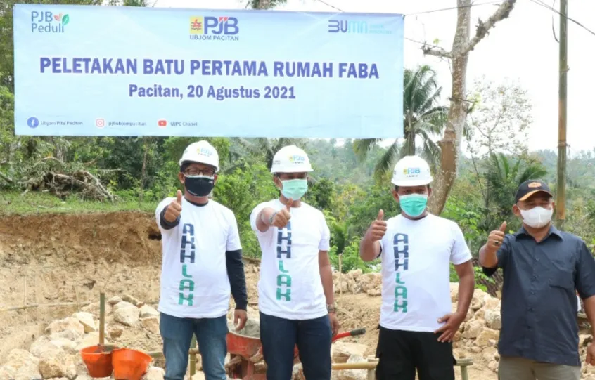 Gandeng Pemkab Pacitan, PJB Manfaatkan FABA Bangun Rumah Layak Huni