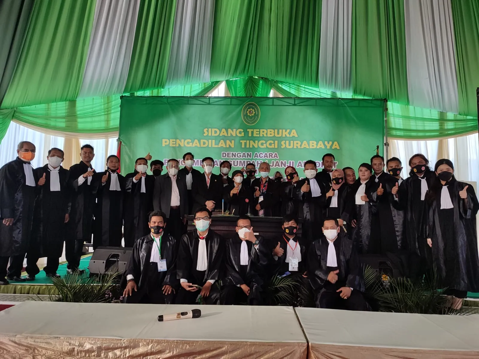 Pengadilan Tinggi Jatim Gelar Sumpah dan Lantik 29 Advokat 