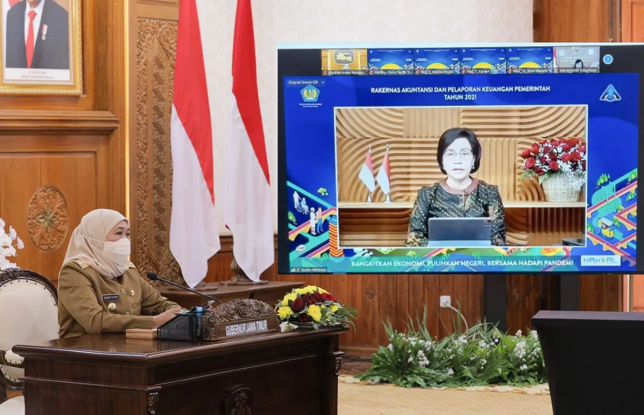 Menteri Keuangan Apresiasi Pemprov Jatim Raih WTP Lebih dari Lima Kali 
