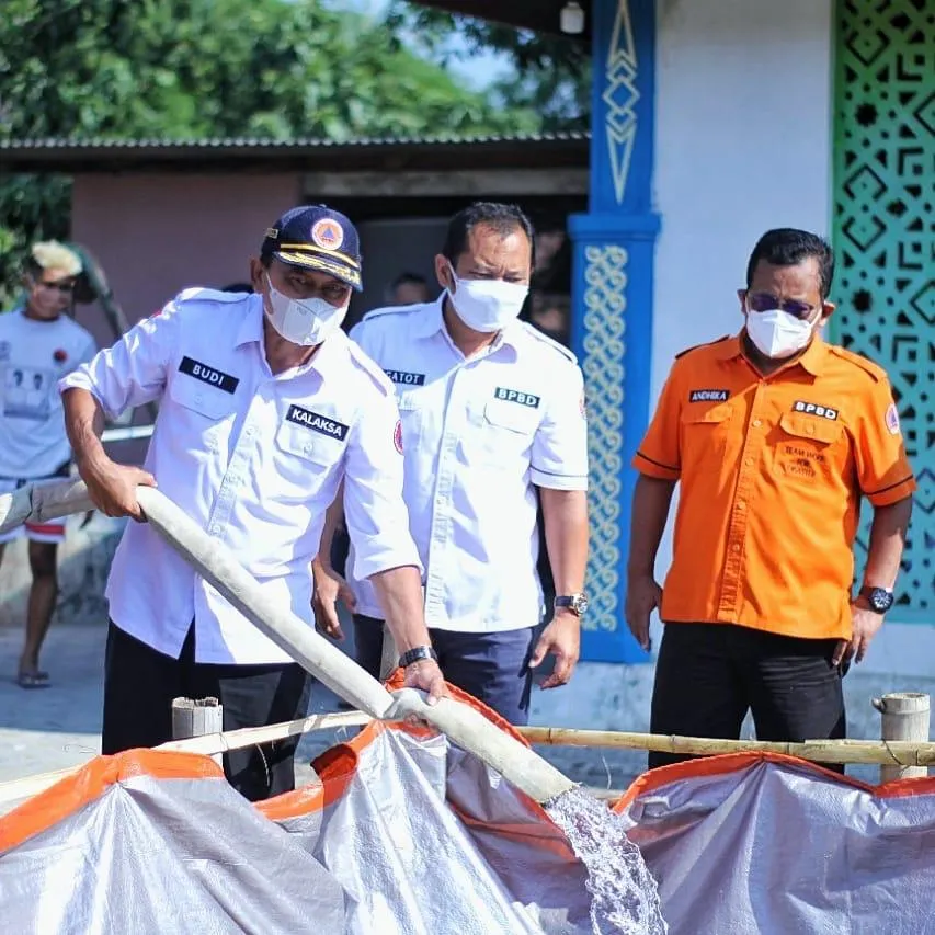 BPBD Jatim Pasok Air Bersih untuk Warga Kekeringan di Ngawi