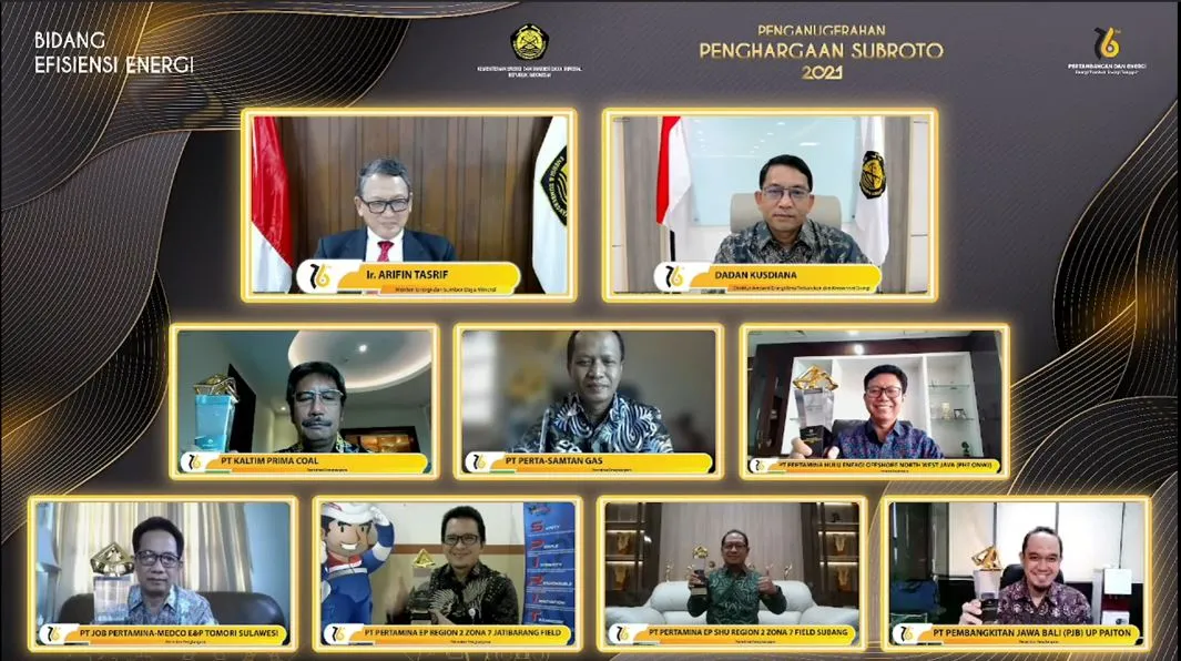 PJB Raih 13 Penghargaan Subroto 2021