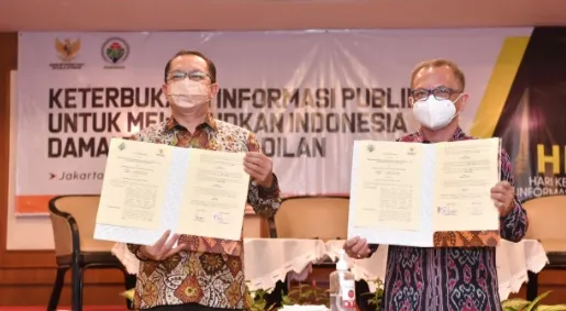 KemenDes PDTT dan KIP MoU Keterbukaan Informasi di Desa 