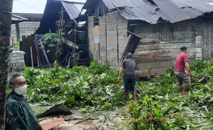 Angin Kencang Terjang Puluhan Rumah di Kepulauan Talaud