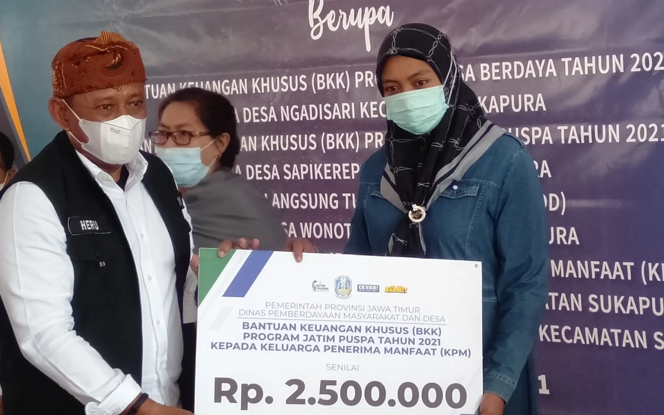 Pemprov Jatim Salurkan Bantuan untuk Warga Sukapura Probolinggo