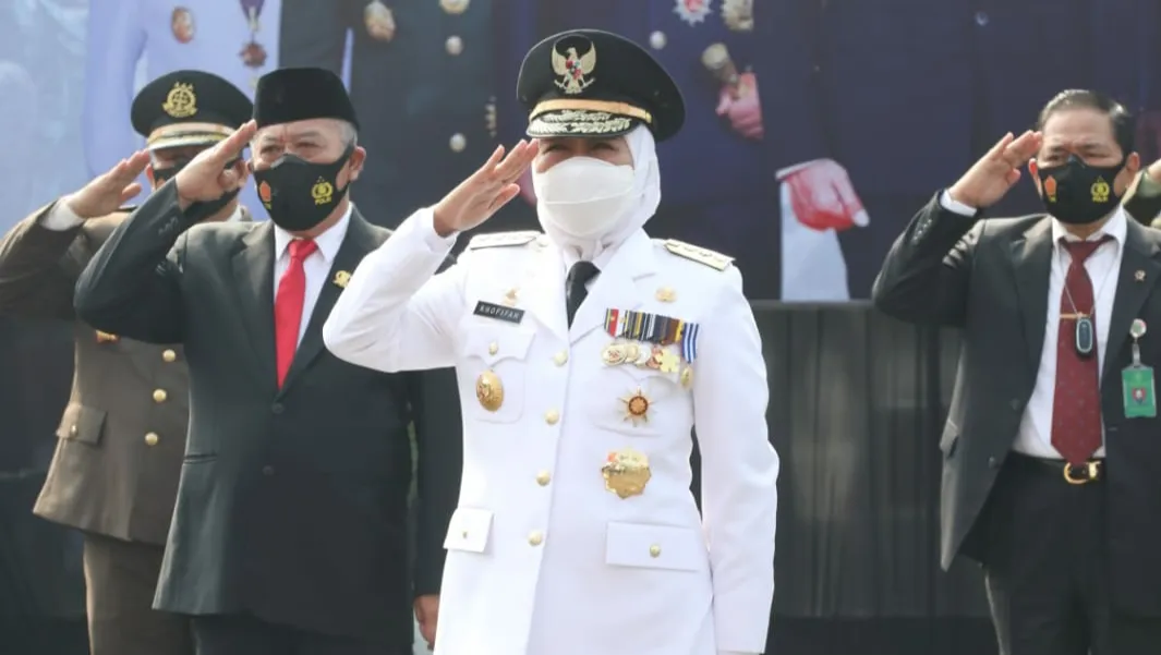 Gubernur Khofifah: Terimakasih  Kontribusi TNI Tangani Pandemi Covid-19