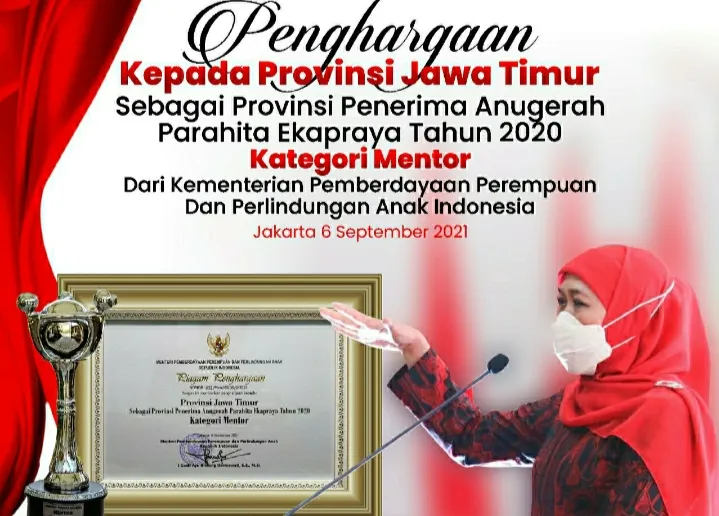 Pemprov Jatim Raih Anugerah Parahita Ekapraya 2021