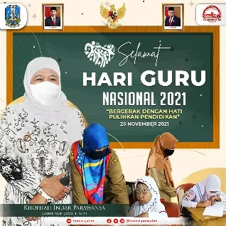 Gubernur Khofifah Minta Guru Terus Tingkatkan Kemampuan