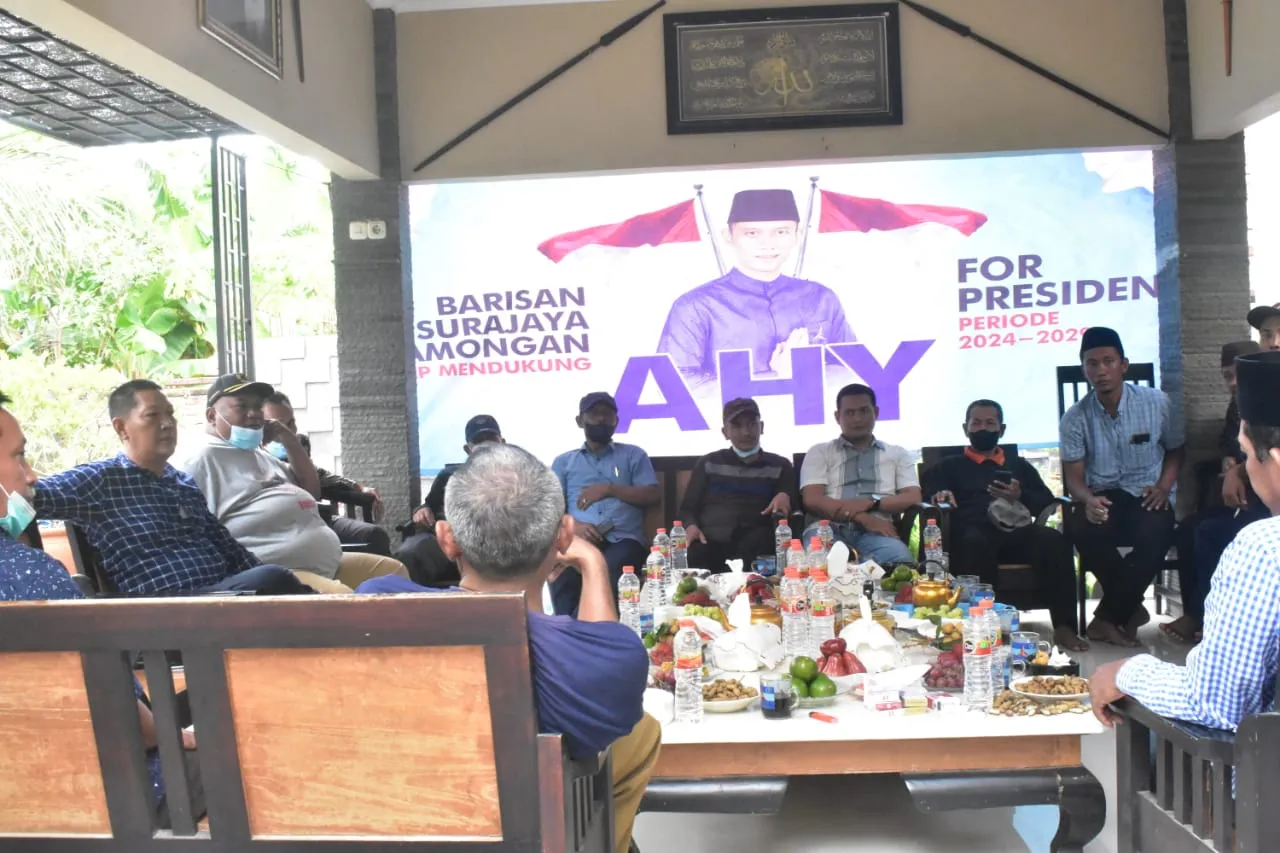 Barisan Surajaya di Lamongan Deklarasi Dukung AHY 