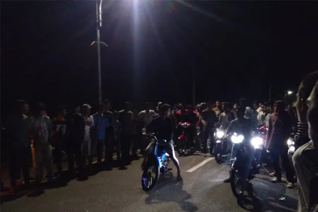Satlantas Polres Sampang Bubarkan Aksi Balap Liar 