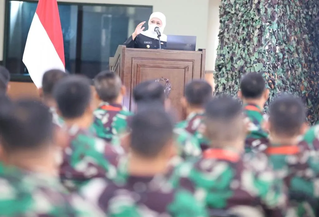 Pesan Gubernur Khofifah untuk Dandim Se-Indonesia Atasi Persoalan di Daerah