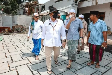 LaNyalla Tinjau Pembangunan Kompleks Masjid Agung Sunan Ampel