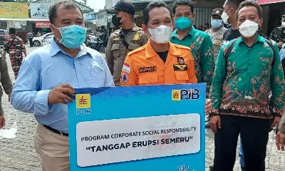 CSR PJB Cepat Tanggap Bantu Korban Erupsi Gunung Semeru