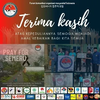 Salurkan Donasi untuk Korban Bencana Erupsi Semeru 