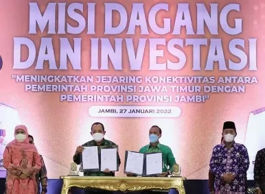 Kerjasama Pemprov Jatim dan Jambi, Dorong Nilai Dagang Dalam Negeri