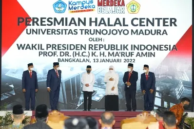 Wapres Resmikan LPH Halal Center Universitas Trunojoyo Madura