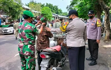 Danramil Semampir: Penegakan Prokes Harus Didukung Semua Pihak