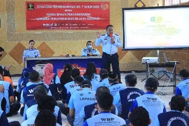 Kalapas Sidoarjo Tegaskan Segala Layanan WBP Gratis 