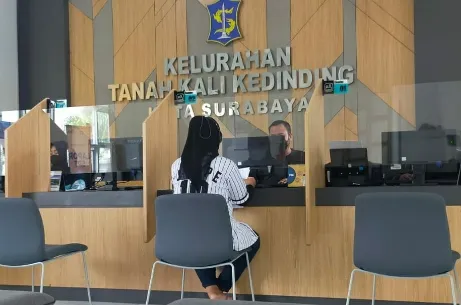 Kelurahan Tanah Kali Kedinding Beri Pelayanan Ala Counter Bank