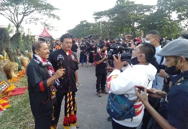 Seniman Reog Ponorogo Gelar Aksi Simpatik  