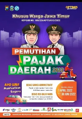 Gubernur Khofifah Berlakukan Pemutihan Pajak Sambut Ramadhan