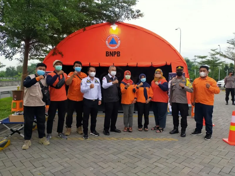 BPBD Jatim Dirikan Tujuh Pos Pantau Prokes