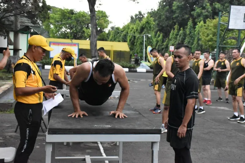 Personil Korem 084 Bhaskara Jaya Ikuti Garjas Periodik 