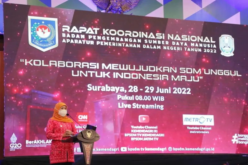 Pemprov Jatim Raih Penghargaan Kemendagri Bidang Kompetensi SDM ASN