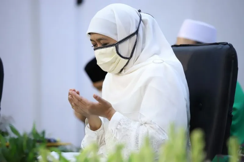 Gubernur Khofifah : Insya Allah Beliau Husnul Khotimah