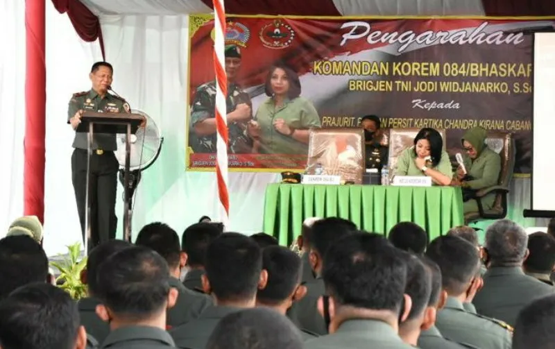 Danrem 084, Brigjen Widjanarko Beri Arahan di Kodim 0827 Sumenep