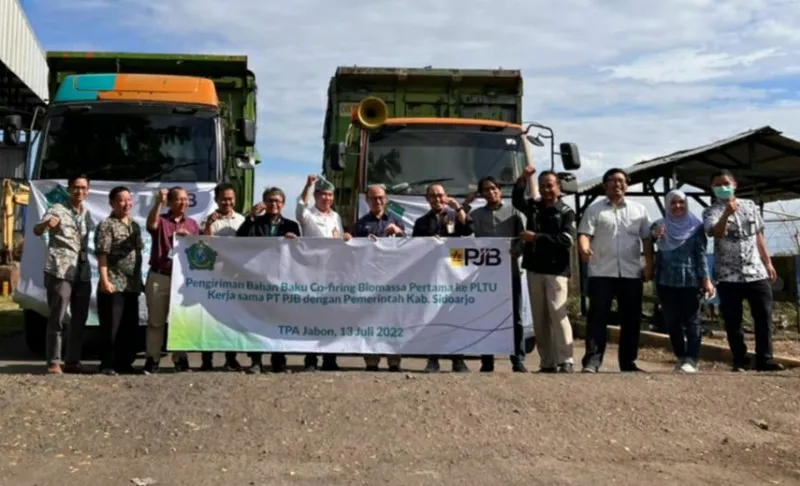 Kerjasama PJB dan Pemkab Sidoarjo Ubah Sampah Jadi Bahan Bakar PLTU