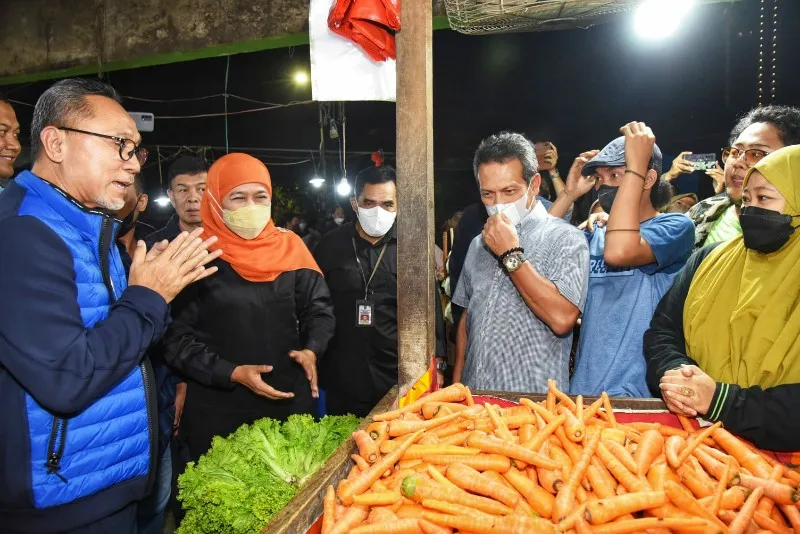 Gubernur Jatim: Berkat Kerjasama Pemda Se-Jatim Bersama Satgas Pangan