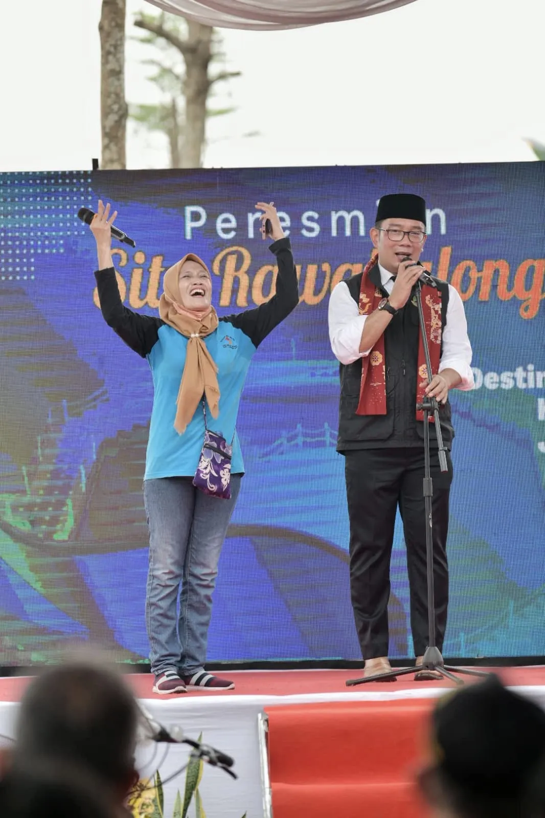 Ridwan Kamil Resmikan Situ Rawa Kalong Hasil Revitalisasi