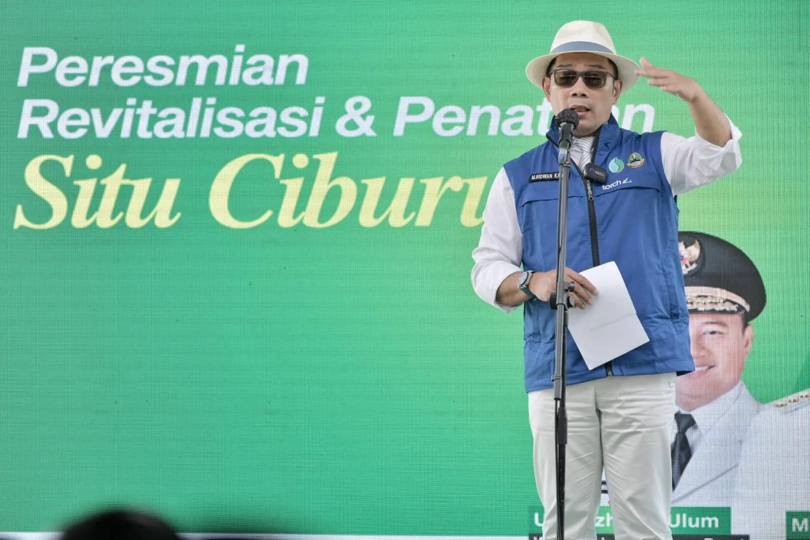 Gubernur Ridwan Kamil Resmikan Wajah Baru Situ Ciburuy