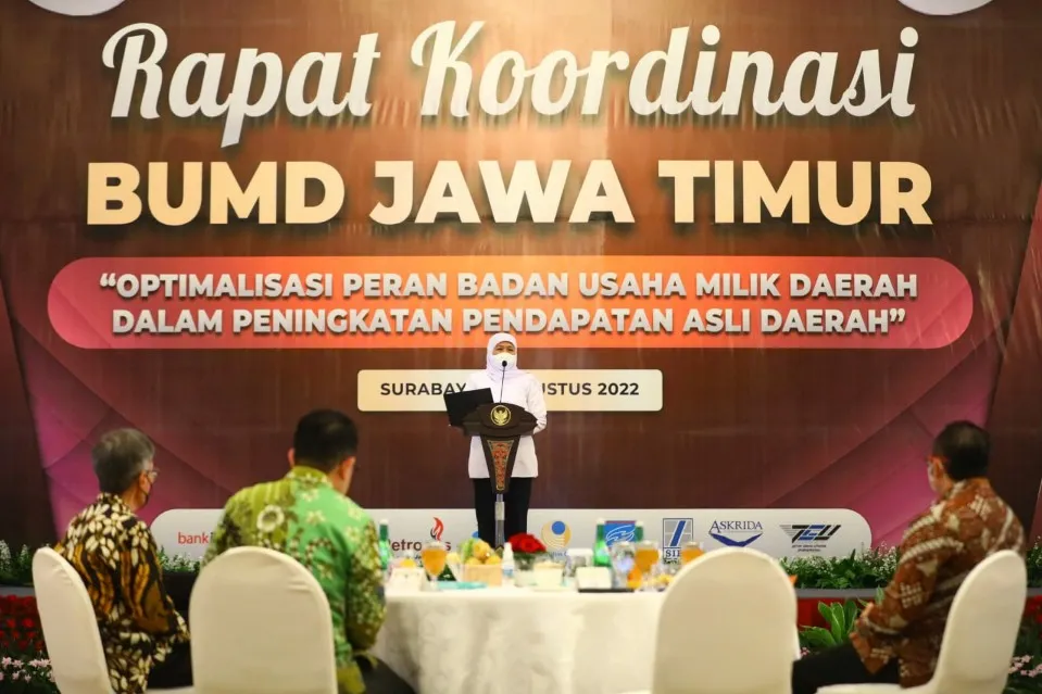 Gubernur Khofifah Minta BUMD Maksimalkan Potensi dan Aset yang Dimiliki 
