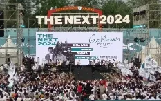 Pendukung Teriakan The Next 2024, di Gelaran Gus Muhaimin Festival