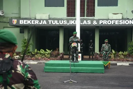 Korem 084/Bhaskara Jaya Gelar Upacara HaorNas XXXIX Tahun 2022