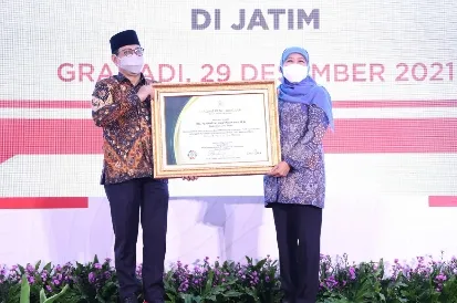Jatim Sabet Penghargaan Percepatan Pembangunan Desa dari Kemendes PDTT