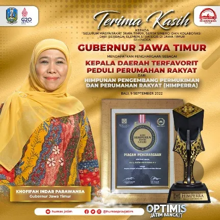 Gubernur Khofifah Komitmen Perjuangkan Rumah Murah Layak Huni
